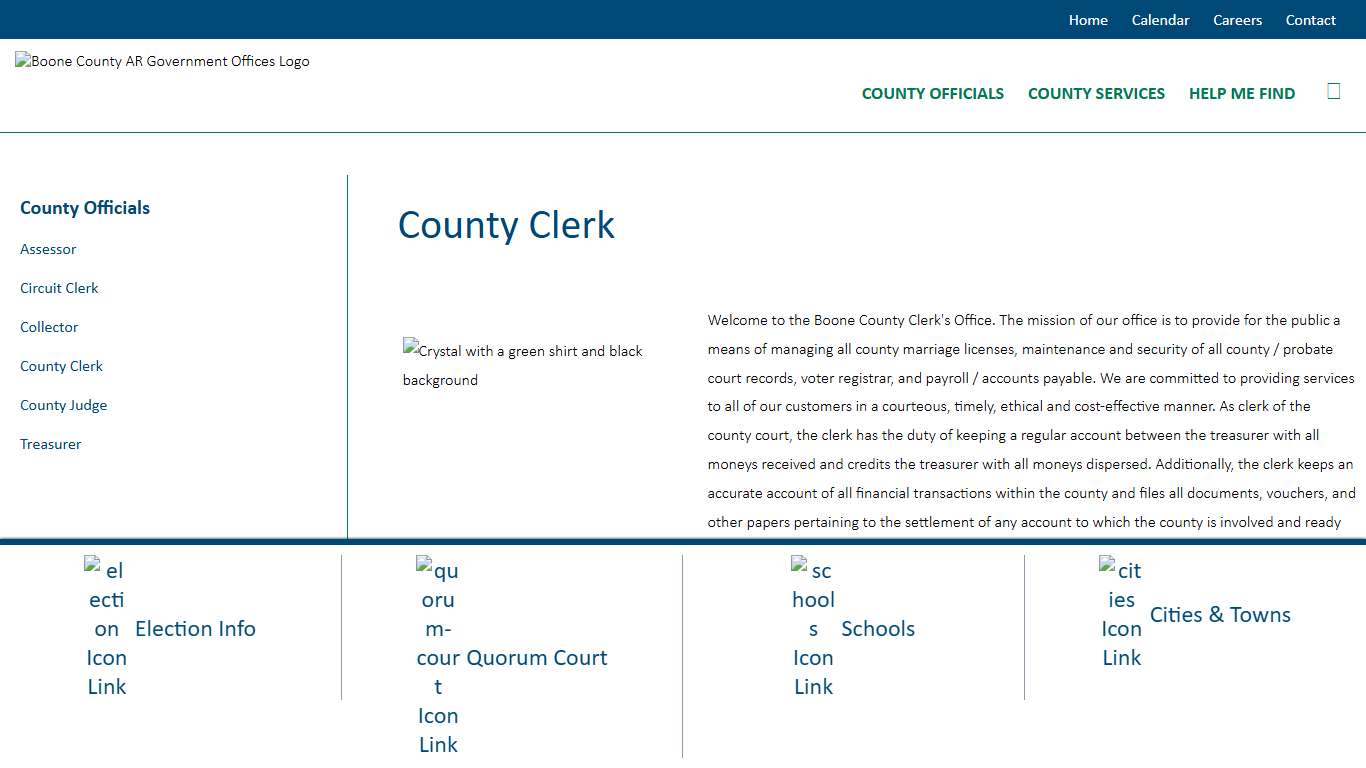 County Clerk | Boone County AR Government